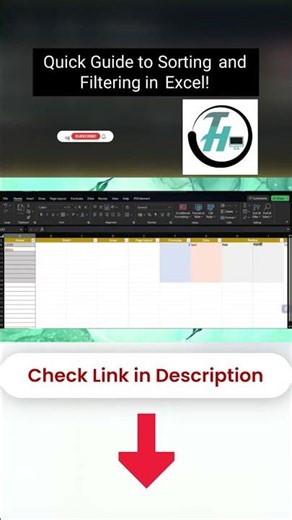 Quick Guide to Sorting and Filtering in Excel | Excel Tutorial 2026 | How to Get Started with Excel