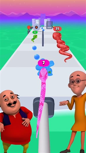Motu patlu new sanp🐍 Snake run game New update#short#video#treanding#gaming#populargame