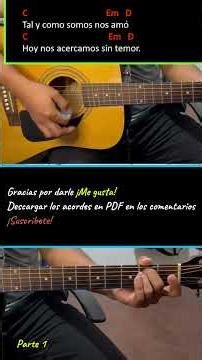 How to Play Jesus Christ Is Enough on Acoustic Guitar | Easy Tutorial Without a Capo | Part 1 Short