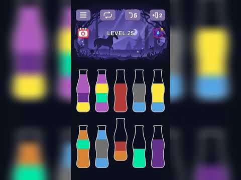 Water Sort Puzzle Level 25 Walkthrough Solution