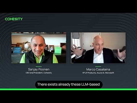How Microsoft LLMs can be used in Cohesity enterprise applications