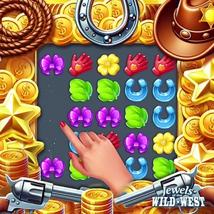 Jewels of the Wild West — free Match-3 game for your PC. Download for free and play! | Jewels of the Wild West