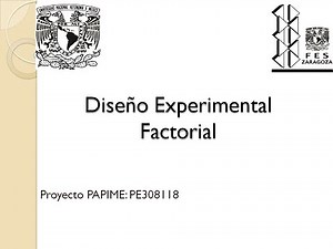 Diseño Experimental Factorial (2x2)