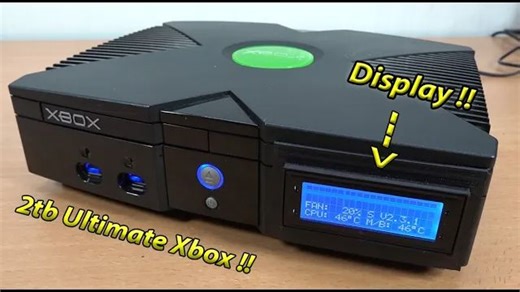 终极改装Xbox（2TB   LCD），拥有疯狂的功能！