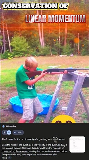 Recoil Velocity Explained in 30 Seconds 🔥 | Conservation of Linear Momentum Made EASY!