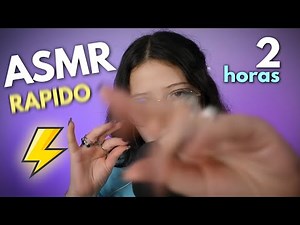 ASMR en ESPAÑOL 🥵asmr RAPIDO y AGRESIVO ⚡2 HORAS para DORMIR en minutos😴Vivalen ASMR
