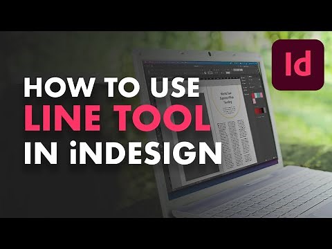 The Line Tool Indesign for beginners