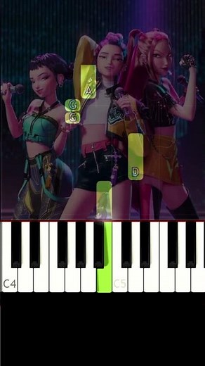 👆 How to play GOLDEN - KPOP DEMON HUNTERS on piano 🎹 Easy Piano TUTORIAL for beginners
