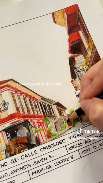 Color Pencil Techniques for Architectural Drawing