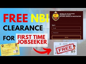 FREE NBI CLEARANCE ONLINE APPLICATION 2022 FOR FIRST TIME JOBSEEKER | TUTORIAL | ZENNIBIT