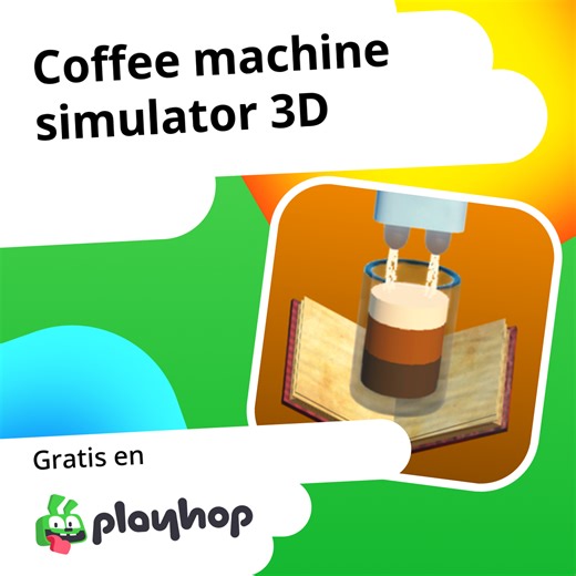 Coffee machine simulator 3D: Juega en línea gratis en Playhop