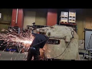 Restoring a Pullmax from being a dedicated circle shearing machine into a sheet metal shaper.