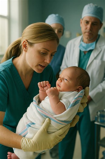 👶✍️ Het had een normale bevalling moeten zijn. Het gehuil van een pasgeborene vulde de ziekenhuiskamer en de dokter glimlachte terwijl hij de kleine baby in de lucht hief. Maar toen viel de hele kamer stil. De vuist van het kind was stevig om iets heen geklemd. Eerst dachten de verpleegsters dat het niets bijzonders was, misschien weefsel van de bevalling. Maar toen ze de vingers van de baby openwrikten, hapten ze allemaal naar adem. Het was geen weefsel. Het was geen medische apparatuur. Het w