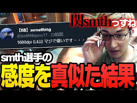 smth選手が公開した感度を真似し「関smth」を名乗った結果【VALORANT】