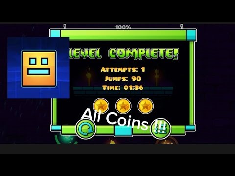 How to find all coins in geometry dash level dash #Geometrydash #viralvideo