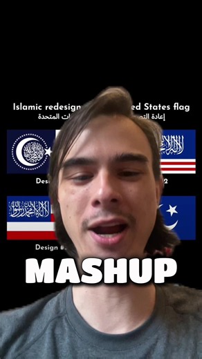 Islamic Flag design X the U.S. Flag #vexillology #flags #reddit #design #islam