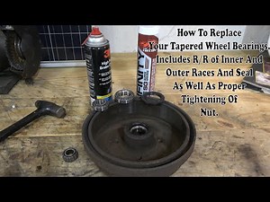How To Repack Wheel Bearings. If you have a trailer or classic car, you need to do this!