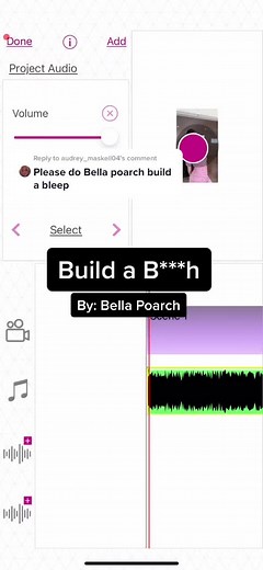 Reply to @audrey_maskell04 Build a B!tch clean #cleansounds #cleanaudios #cleansong #cleanaudio #cleansound #buildabish #bellapoarch
