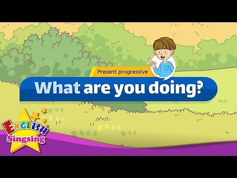 [Present progressive] What are you doing? - Easy Dialogue - Role Play