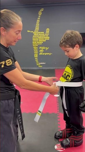 Como atar un cinturón? #artesmarciales