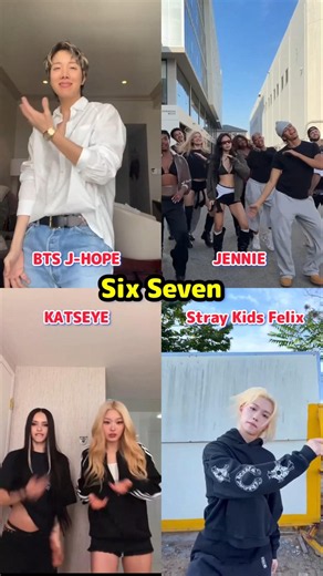 BTS J-HOPE / JENNIE / STRAY KIDS FELIX / KATSEYE / 67 Six Seven Dance