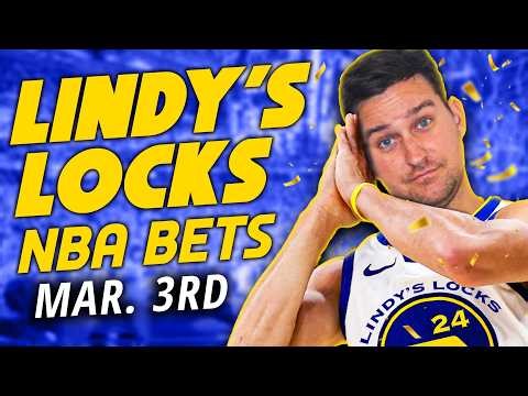 NBA Picks for EVERY Game Tuesday 3/3 | Best NBA Bets & Predictions | Lindy's Leans Likes & Locks