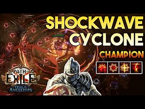 [3.24] Shockwave Cyclone Build | Champion | Necropolis | Path of Exile 3.24