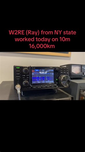 Worked Ray today (W2RE) the founder of the RHR remote mega stations all over North America. #w2re #hamradio #10meters #amateurradio