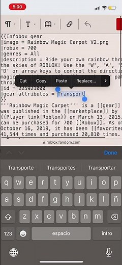 How to see a ROBLOX Gear Attribute, and Genres