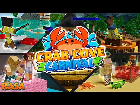 Minecraft Crab Cove Carnival Gameplay Review [Free Map]