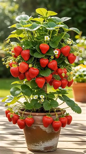 Easy grafting stoberi fruit with egg at home #graffitiart #stoberi #fruit #easy | Farm Tree