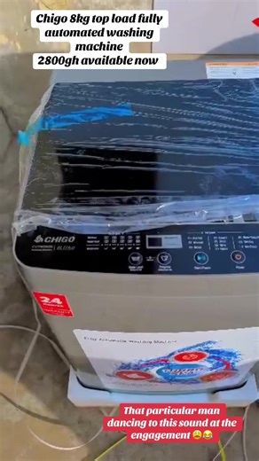 Chigo 8kg top load fully automated washing machine 2800gh available now