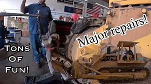 IH Dresser TD25G bulldozer is back in the shop for some major engine and undercarriage repairs ⚙️ | C & C Equipment