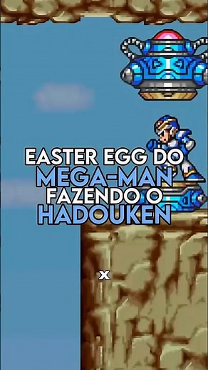 #megaman X e o easter egg do Hadouken! 🔥👊 #eastereggs #shorts