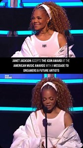 Janet Jackson accepts the Icon Award at the #AMAs with a message to dreamers and future artists 🤍 | RNB RADAR