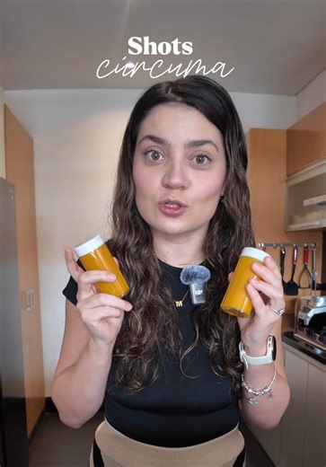 Receta shots de cúrcuma antiinflamatorios 💛 #healthy #wellness #curcuma #shotscurcuma #saludable #salud