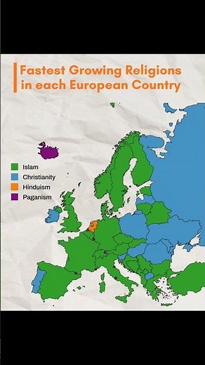 Europe's Fastest Growing Religions 🇪🇺