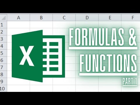 Excel Basics: Essential Formulas & Functions Part 1 | Beginner's Tutorial (Excel for Fresher)