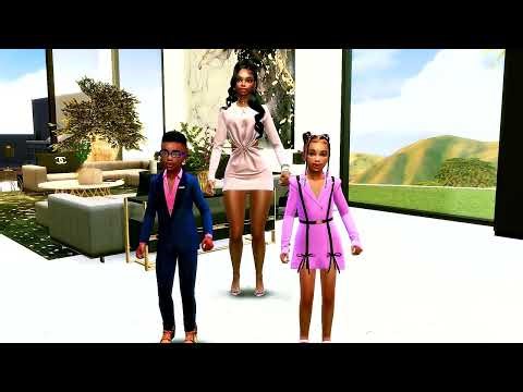 Kendrick Lamar and SZA Luther and Hey Now Adult and Child Tiktok Dances I Sims 4 Animation