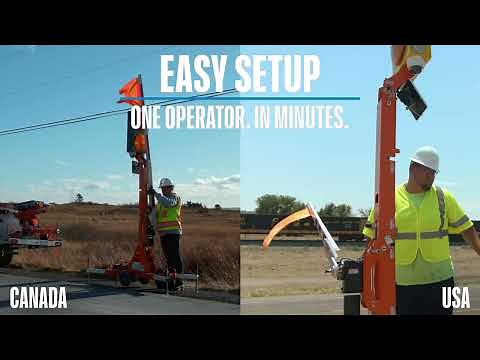 Introducing the Guardian Smart Flagger Automated Flagger Assistance Device (AFAD).