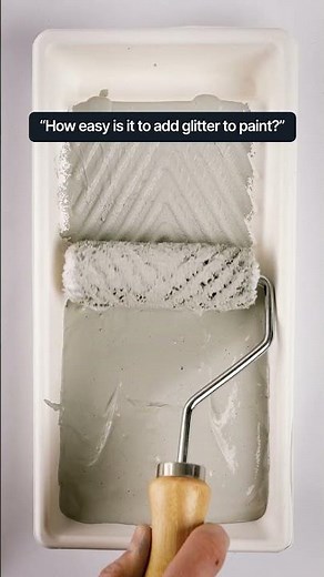 Satisfying Glitter Paint Application Using Hemway Glitter Paint Additive ✨
