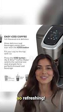 Keurig K-Elite Single Serve K-Cup Pod Coffee Maker,