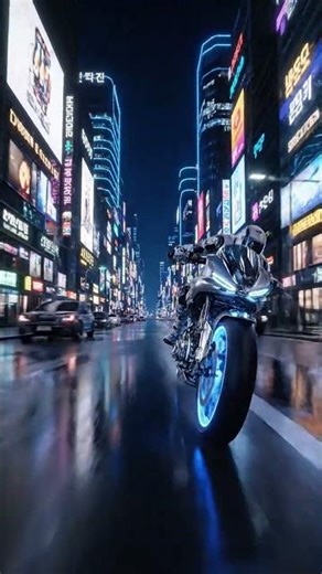 Futuristic Motorcycle Hits New York Streets | Hyper-Real Tech Demo