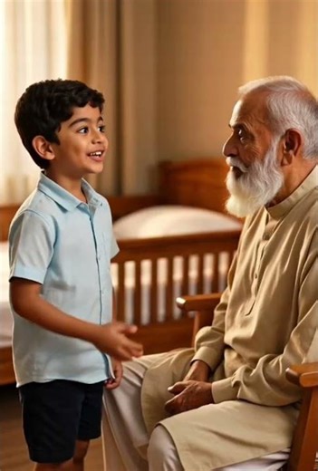 Here is the Grandfather and Grandson story told in simple