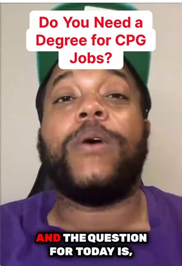 Do You Need a Degree for CPG Jobs? In most CPG roles, companies care far more about skills, execution, and real-world experience than formal education. Subscribe to YouTube.com/@cpg101witheric for more great advice, tips and strategies in CPG #cpg #hiringpractices #consumerpackagedgoods #businesscareers #jobrequirements