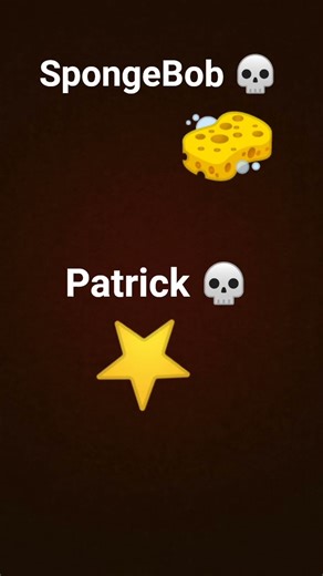 SpongeBob and Patrick is dead because no water 💀💀💀 rip SpongeBob Patrick 😭😭😭