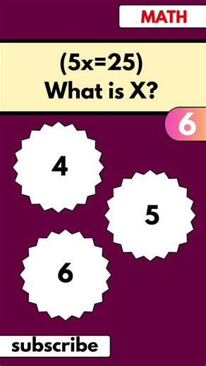 MATH | EQUATION ➗️💡📚| GENERAL KNOWLEDGE QUIZ | #shorts #MATH #trivia #didyouknow