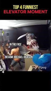 Top 4 Funniest Elevator Moments Caught on Camera 😂 #shorts