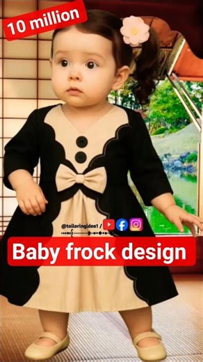 Baby frock design #shorts #design #frock #2025shorts #selaidesign #babyfrock #sewing #top #short
