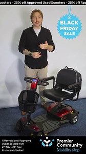 🙌Our Black Friday deal has arrived!🙌 🌟25% off Approved Used Scooters🌟 🖱Click the link to buy the scooter online: https://www.premiercommunity.co.uk/product/approved-used-pride-apex-rapid-2/ ⏰Be quick offer ends November 28th! | Premier Community Mobility